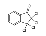2,2,3,3-tetrachloro-indan-1-one Structure