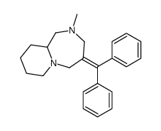 4-benzhydrylidene-2-methyl-1,3,5,7,8,9,10,10a-octahydropyrido[1,2-a][1,4]diazepine结构式