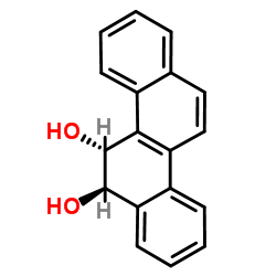(5R,6R)-5,6-Dihydro-5,6-chrysenediol structure