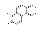 2-methoxy-1-(2-methoxyethenyl)naphthalene结构式