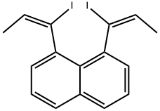 1,8-Bis[(E)-1-iodo-1-propenyl]naphthalene picture