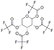 1,2,3,4-Tetrakis-O-(trifluoroacetyl)pentopyranose structure