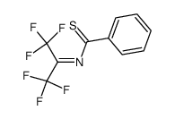 4,4-Bis(trifluoromethyl)-1,3-thiazabuta-1,3-diene结构式