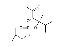 (2,3-dimethyl-5-oxohexan-3-yl) 2,2-dimethylpropyl phosphate结构式