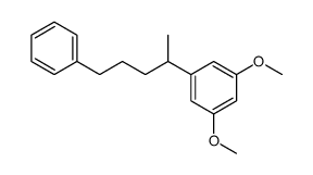 2-(3,5-dimethoxyphenyl)-5-phenylpentane Structure