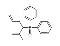 [2-methylhexa-1,5-dien-3-yl(phenyl)phosphoryl]benzene结构式