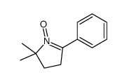 5,5-dimethyl-2-phenyl-1-pyrroline-N-oxide structure