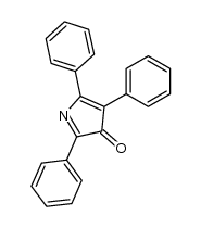 2,4,5-Triphenyl-3-aza-cyclopentadienon Structure