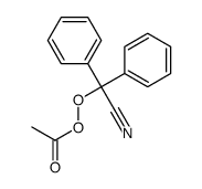Peracetic acid cyanodiphenylmethyl ester Structure