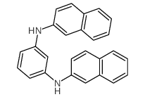 N,N-dinaphthalen-2-ylbenzene-1,3-diamine Structure