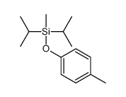 methyl-(4-methylphenoxy)-di(propan-2-yl)silane结构式