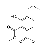 dimethyl 5-hydroxy-6-propylpyridine-3,4-dicarboxylate结构式