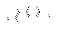 1-(2-chloro-1,2-difluorovinyl)-4-methoxybenzene Structure