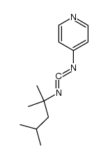 N-pyridin-4-yl-N'-1,1,3-trimethylbutylcarbodiimide结构式