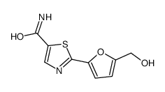 2-[5-(hydroxymethyl)furan-2-yl]-1,3-thiazole-5-carboxamide Structure