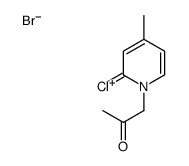 1-(2-chloro-4-methylpyridin-1-ium-1-yl)propan-2-one,bromide结构式