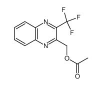 2-acetoxymethyl-3-trifluoromethyl-quinoxaline Structure