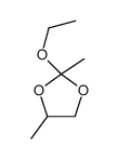 2-ethoxy-2,4-dimethyl-1,3-dioxolane Structure