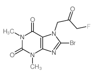 8-bromo-7-(3-fluoro-2-oxo-propyl)-1,3-dimethyl-purine-2,6-dione picture