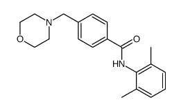 N-(2,6-dimethylphenyl)-4-(morpholin-4-ylmethyl)benzamide结构式