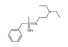 2-[(benzyl-imino-methyl-λ6-sulfanylidene)amino]-N,N-diethylethanamine Structure