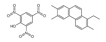 1-ethyl-2,6,7-trimethylphenanthrene,2,4,6-trinitrophenol结构式