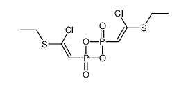 2,4-bis(2-chloro-2-(ethylthio)vinyl)-1,3,2,4-dioxadiphosphetane 2,4-dioxide结构式