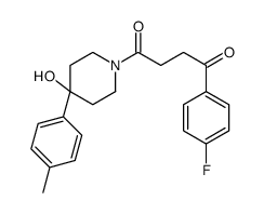 1-(4-fluorophenyl)-4-[4-hydroxy-4-(4-methylphenyl)piperidin-1-yl]butane-1,4-dione结构式