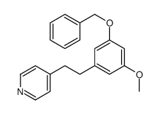 4-[2-(3-methoxy-5-phenylmethoxyphenyl)ethyl]pyridine Structure