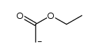 acetic acid ethyl ester, deprotonated form Structure