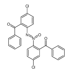 (2-benzoyl-4-chlorophenyl)-(2-benzoyl-4-chlorophenyl)imino-oxidoazanium Structure