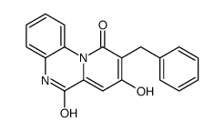 9-benzyl-8-hydroxy-5H-pyrido[1,2-a]quinoxaline-6,10-dione Structure