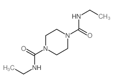 N,N-diethylpiperazine-1,4-dicarboxamide结构式