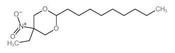 5-ethyl-5-nitro-2-nonyl-1,3-dioxane Structure