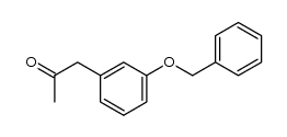 [3-(benzyloxy)phenyl]acetone Structure
