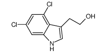2-(4,6-dichloro-1H-indol-3-yl)ethanol Structure