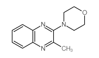 Quinoxaline,2-methyl-3-(4-morpholinyl)- structure