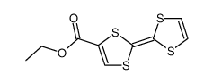 2-(ethoxycarbonyl)tetrathiafulvalene Structure