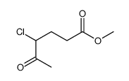 4-Acetyl-4-chlorobutyric acid methyl ester Structure