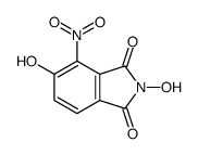 1H-Isoindole-1,3(2H)-dione, 2,5-dihydroxy-4-nitro- (9CI) Structure