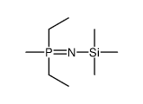 diethyl-methyl-trimethylsilylimino-λ5-phosphane结构式