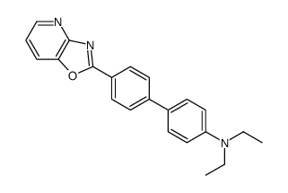 N,N-diethyl-4-[4-([1,3]oxazolo[4,5-b]pyridin-2-yl)phenyl]aniline Structure