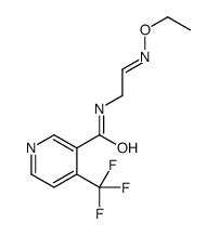 N-(2-ethoxyiminoethyl)-4-(trifluoromethyl)pyridine-3-carboxamide Structure