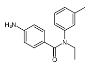4-amino-N-ethyl-N-(3-methylphenyl)benzamide Structure