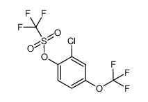 2-chloro-4-(trifluoromethoxy)-phenyl trifluoromethylsulfonate Structure