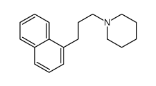 1-[3-(1-Naphtyl)propyl]piperidine structure