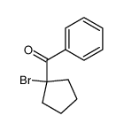 (1-bromo-cyclopentyl)-phenyl-methanone结构式