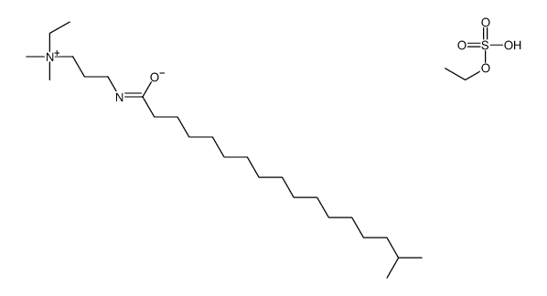 ethyldimethyl[3-[(1-oxoisooctadecyl)amino]propyl]ammonium ethyl sulphate Structure