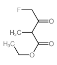 Butanoic acid,4-fluoro-2-methyl-3-oxo-, ethyl ester结构式