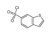 Benzo[b]thiophene-6-sulfonyl chloride结构式